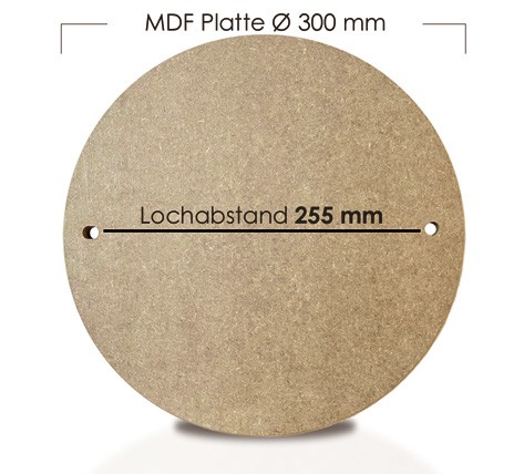 MDF-Platte 300 mm einzeln